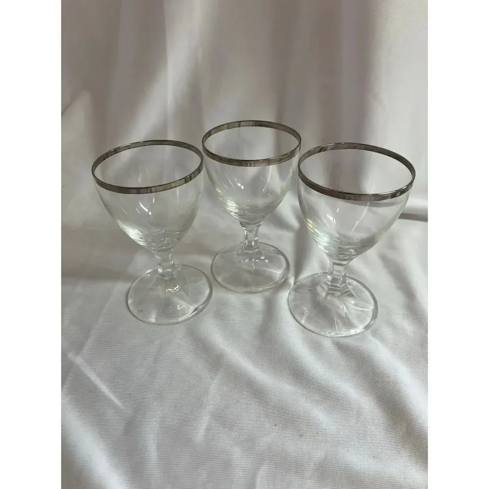 Drinking Glasses 3 piece Dinner Formal Replacement Wedding